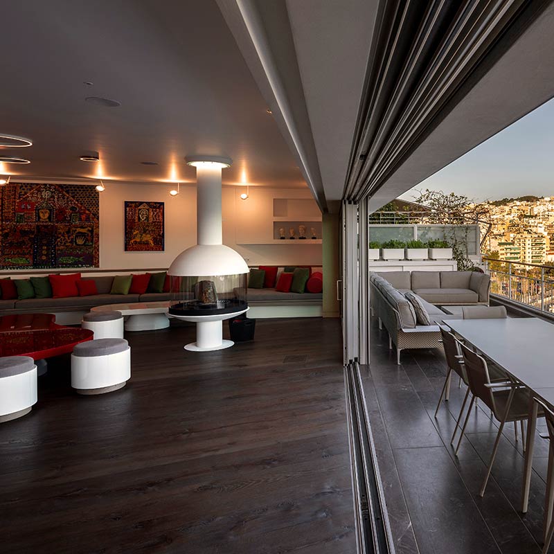 Penthouse Katerina – Wohnbereich & Terasse